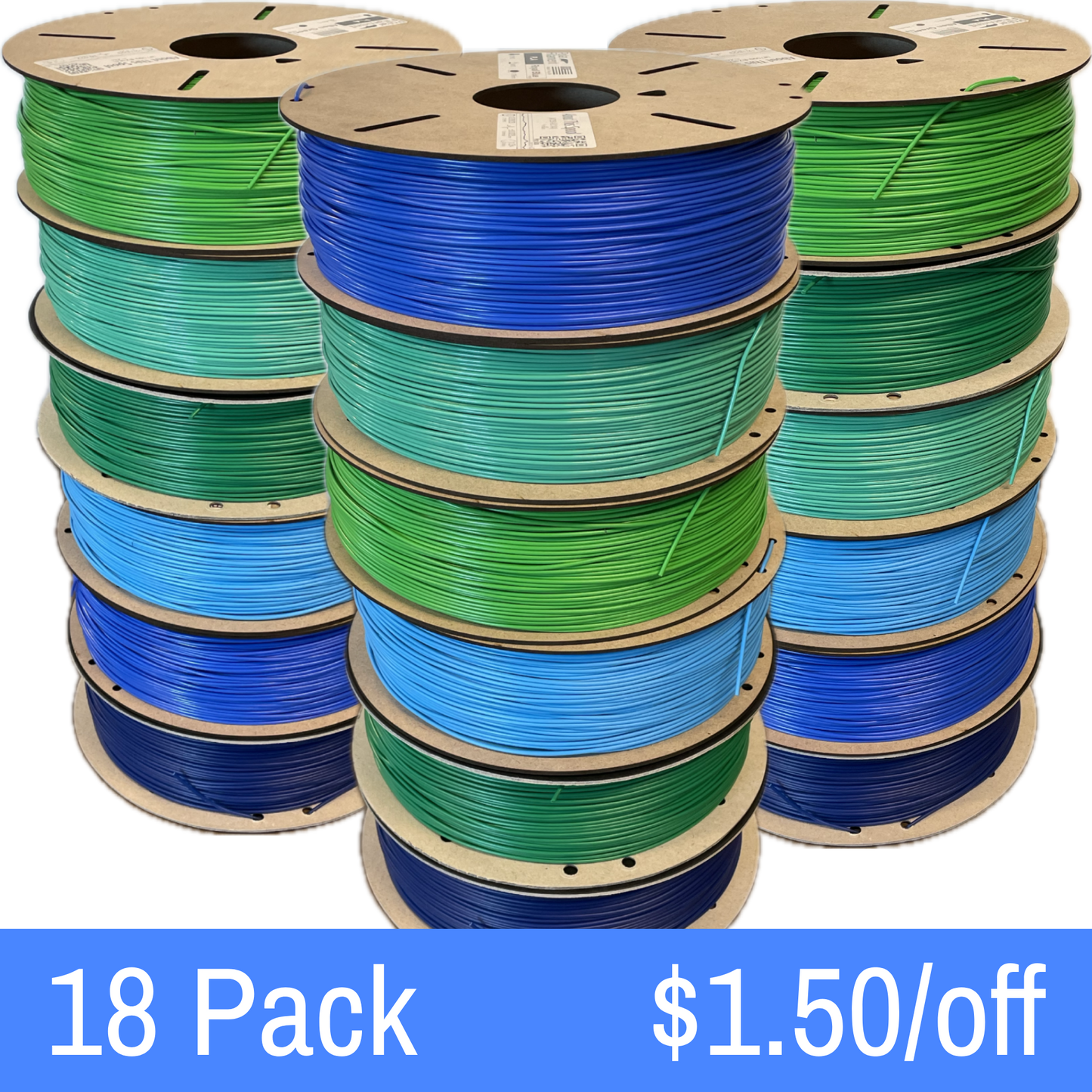 18-Pack PLA