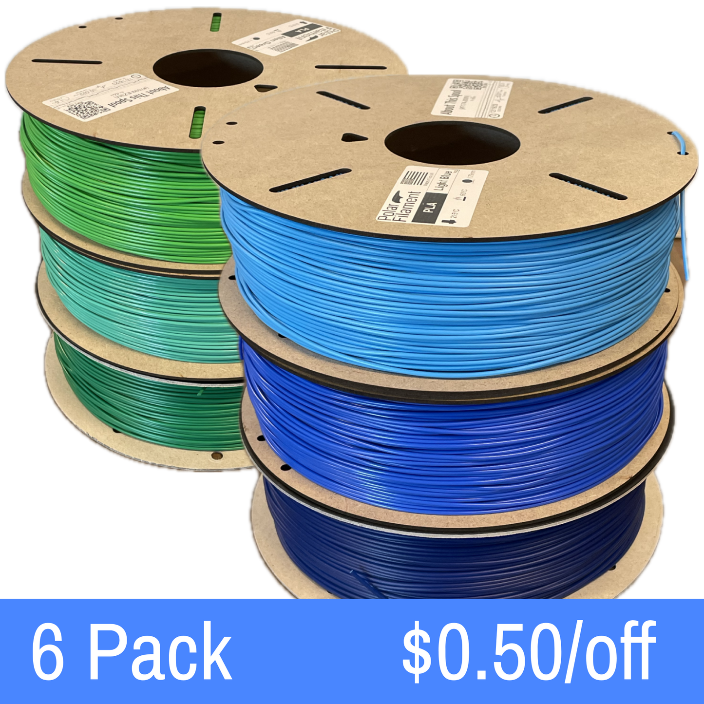 6-Pack PLA
