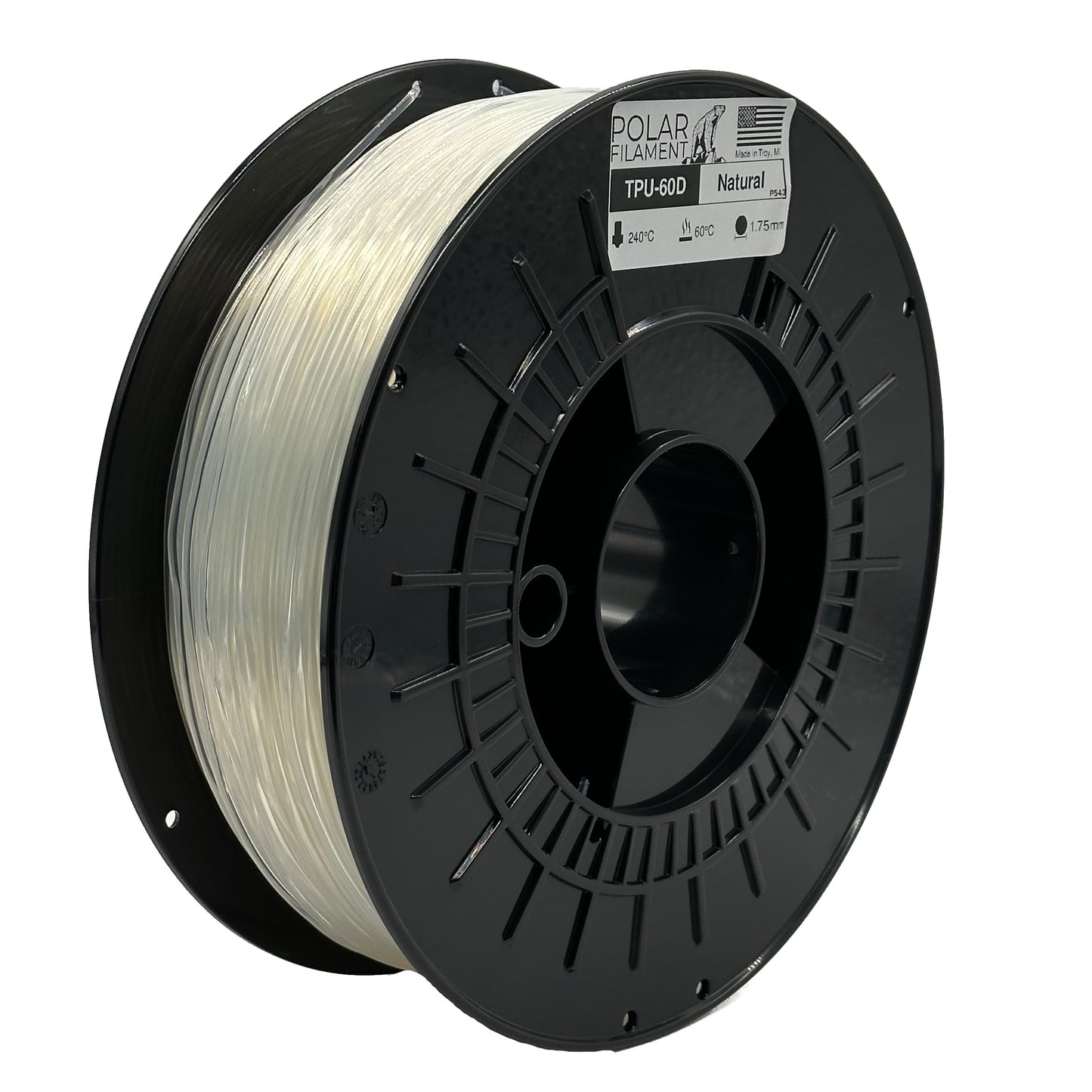 Natural Flexible TPU-60D - 1kg 1.75mm
