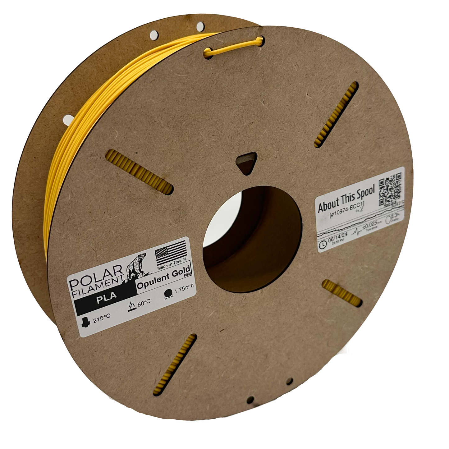Dijon Yellow PLA - 1kg 1.75mm