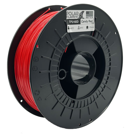 Candy Red Flexible TPU-60D - 1kg 1.75mm