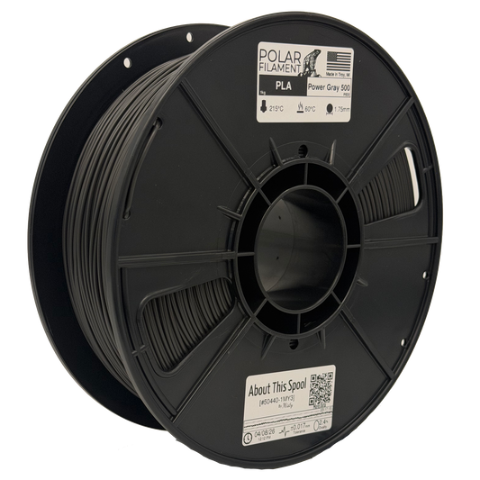 Power Gray 500 PLA - 1kg 1.75mm