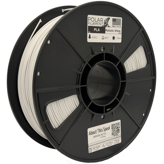 (NEW!)Robotic White PLA - 1kg 1.75mm