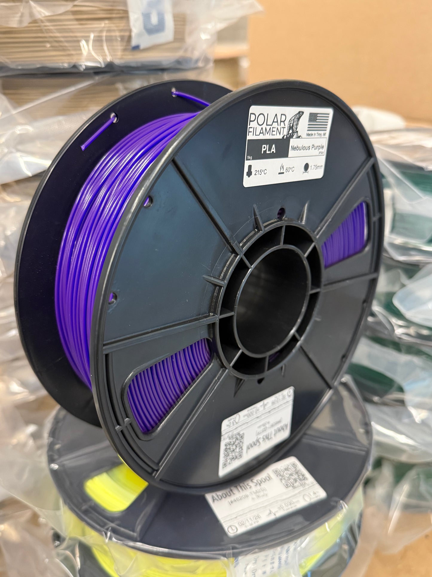 [Experimental] Neblua PLA - 1kg 1.75mm - varying color intensity, spool, and label names