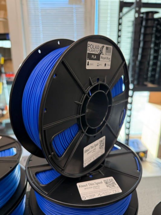 Royal Blue PLA (New recycled spool, beta) - 1kg 1.75mm