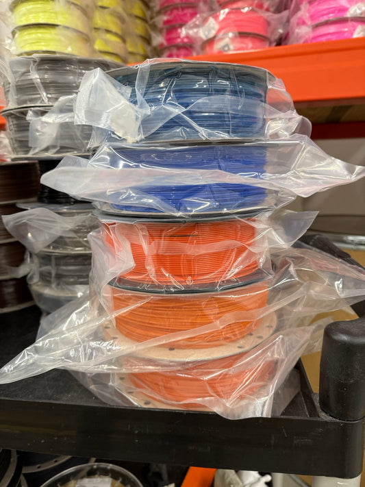 Discord Only - Reject Spool - Random Color PETG (Oranges+Blues)