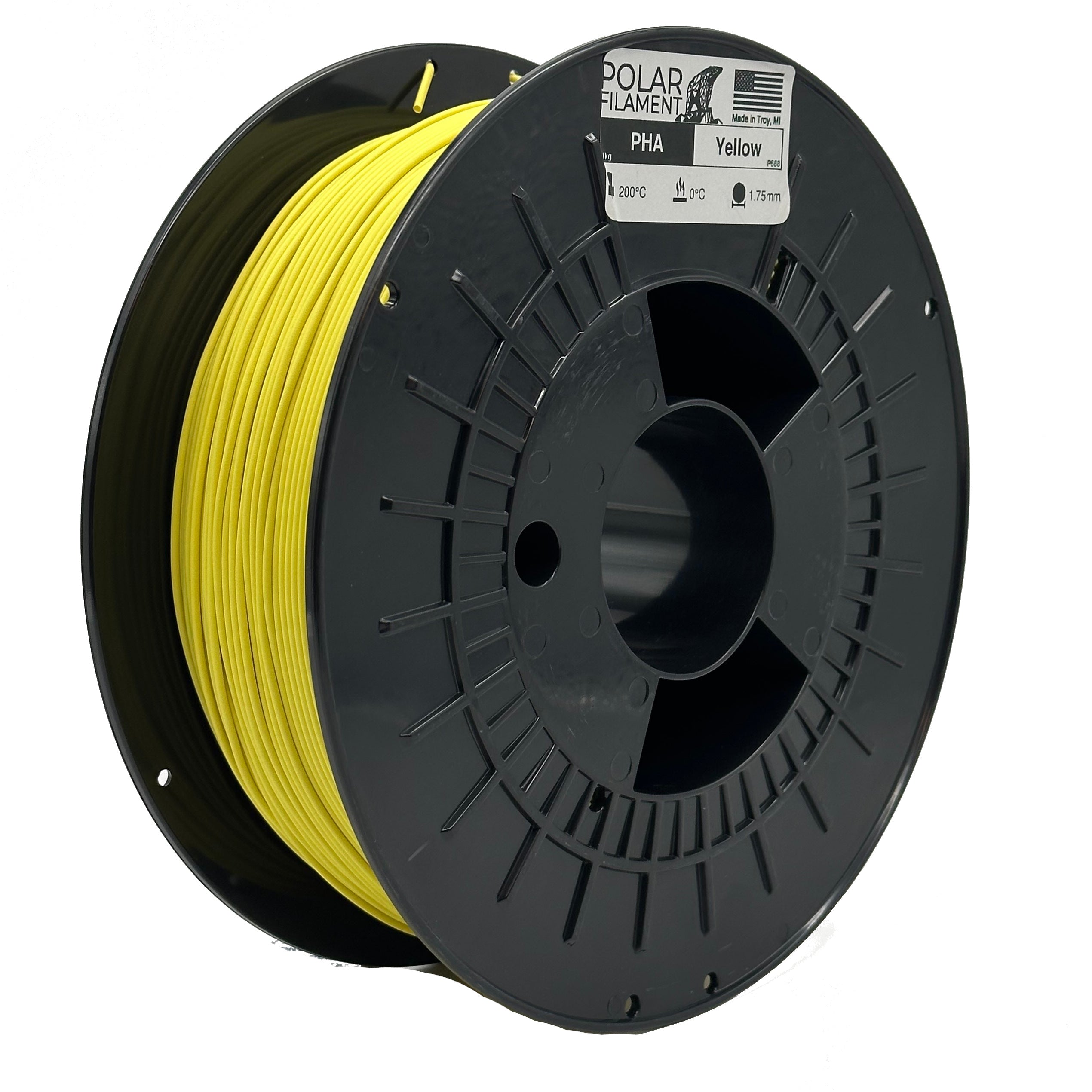 Biodegradable Yellow PHA - 1kg 1.75mm – Polar Filament