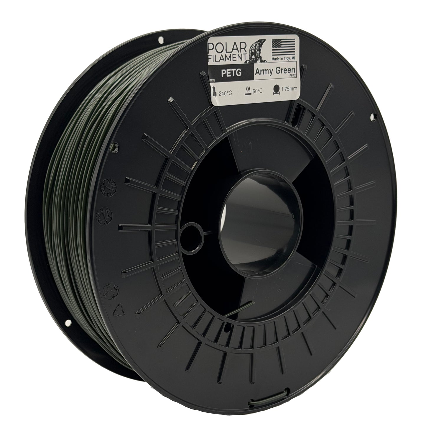 [Open Beta, Experimental] Army Green PETG - 1kg 1.75mm