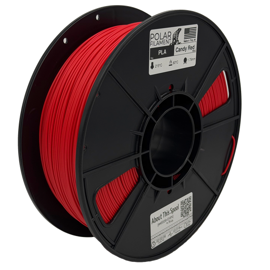 Candy Red PLA (Recycled Spool) - 1kg 1.75mm