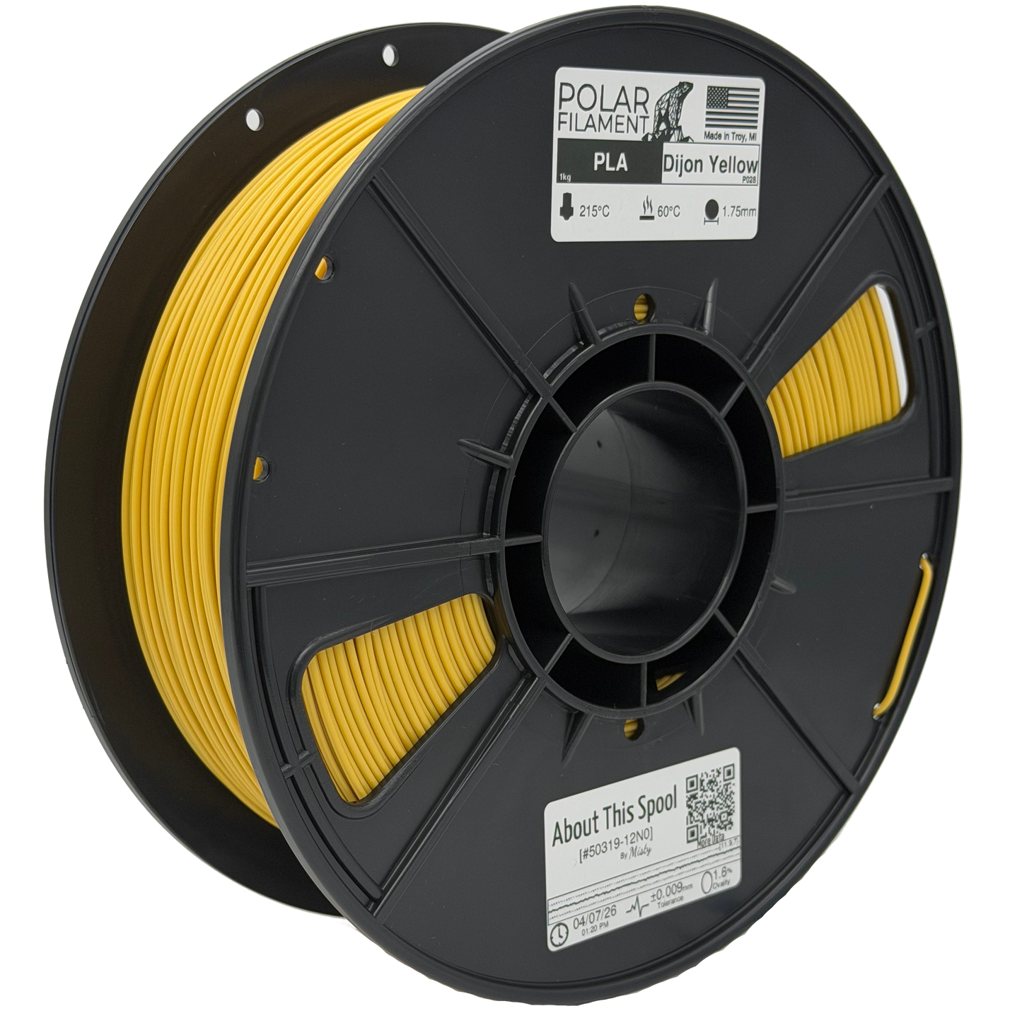 Dijon Yellow PLA - 1kg 1.75mm