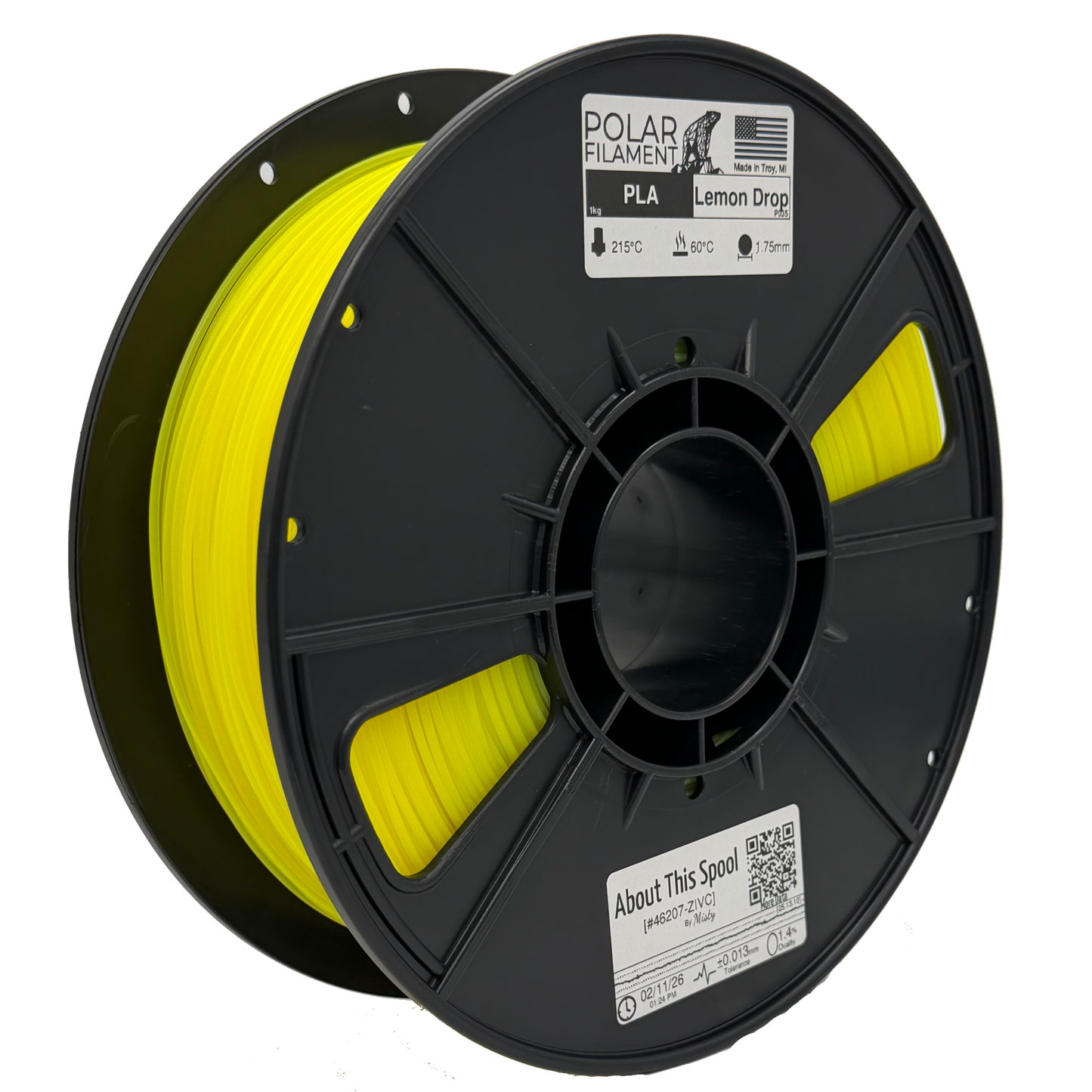Lemon Drop PLA - 1kg 1.75mm