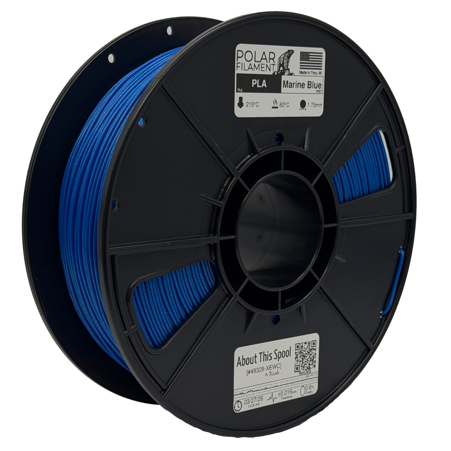Marine Blue PLA - 1kg 1.75mm