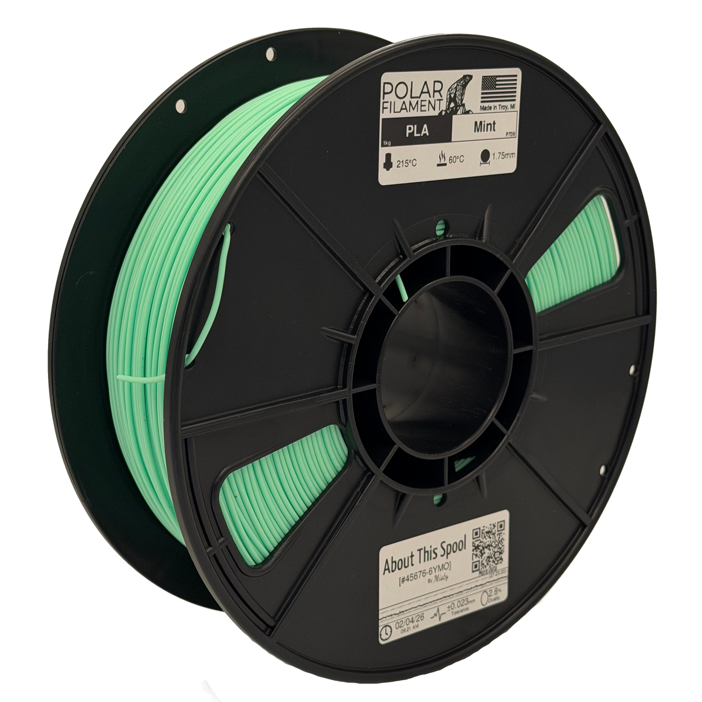Mint PLA (Recycled Spool) - 1kg 1.75mm