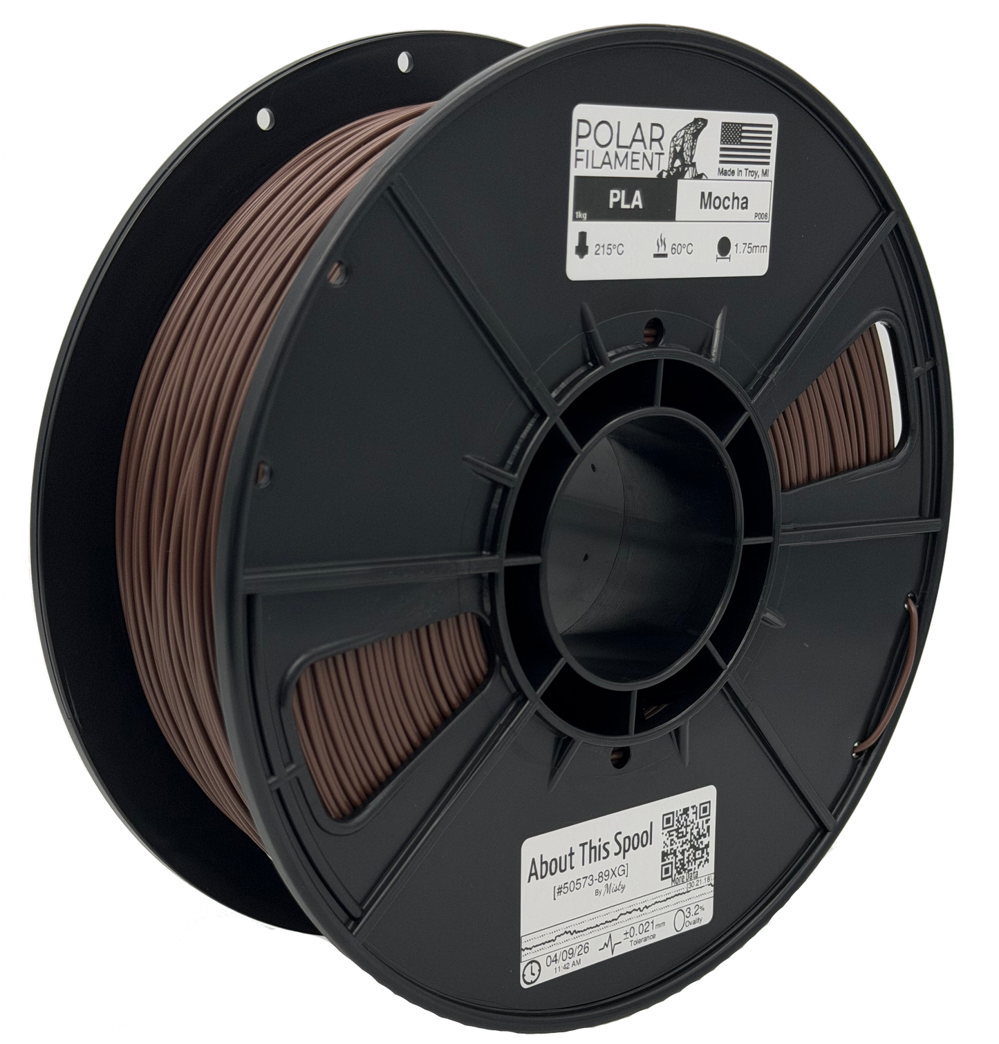 Mocha PLA - 1kg 1.75mm