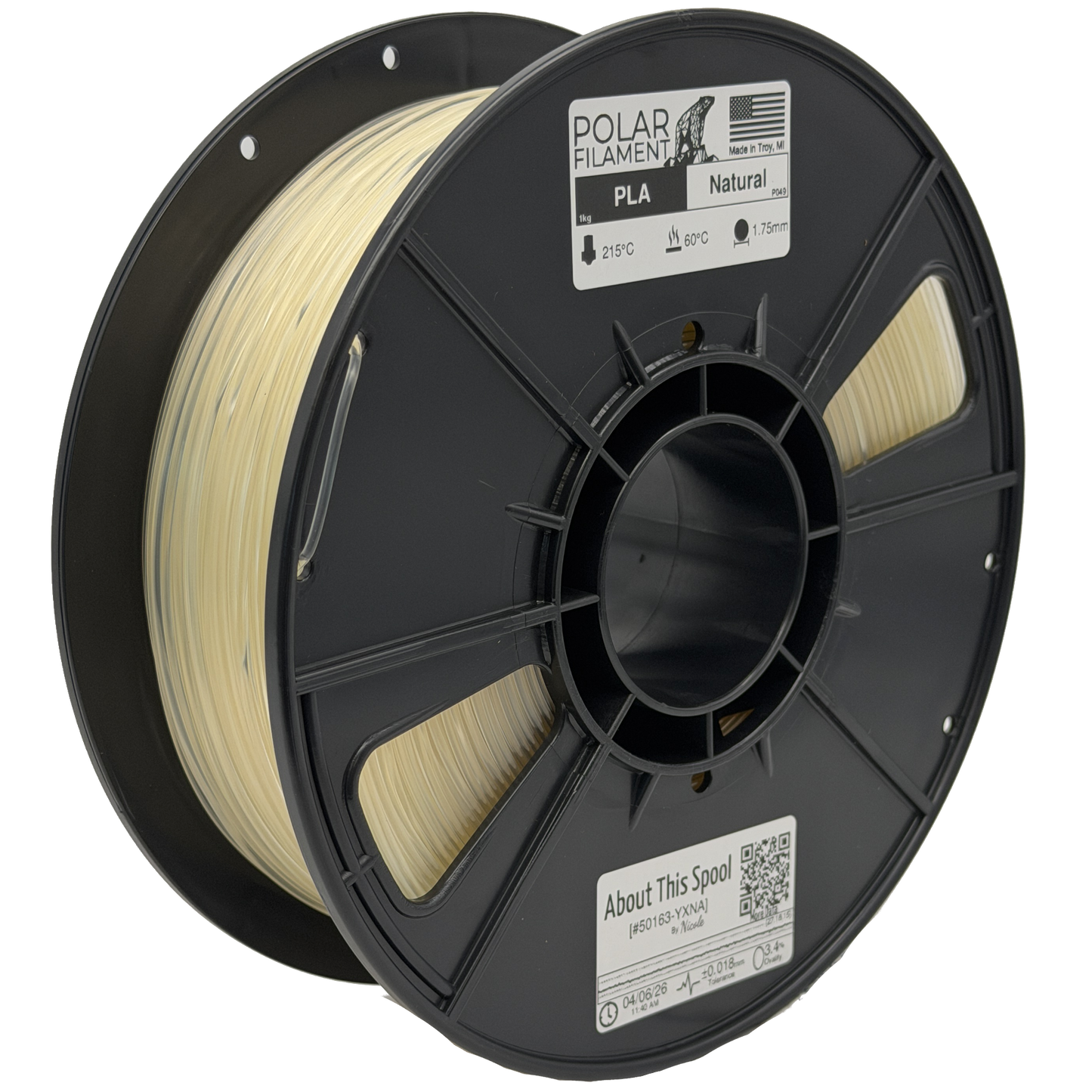 Natural PLA - 1kg 1.75mm