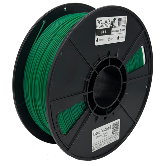 Nuclear Green PLA (Recycled Spool) - 1kg 1.75mm