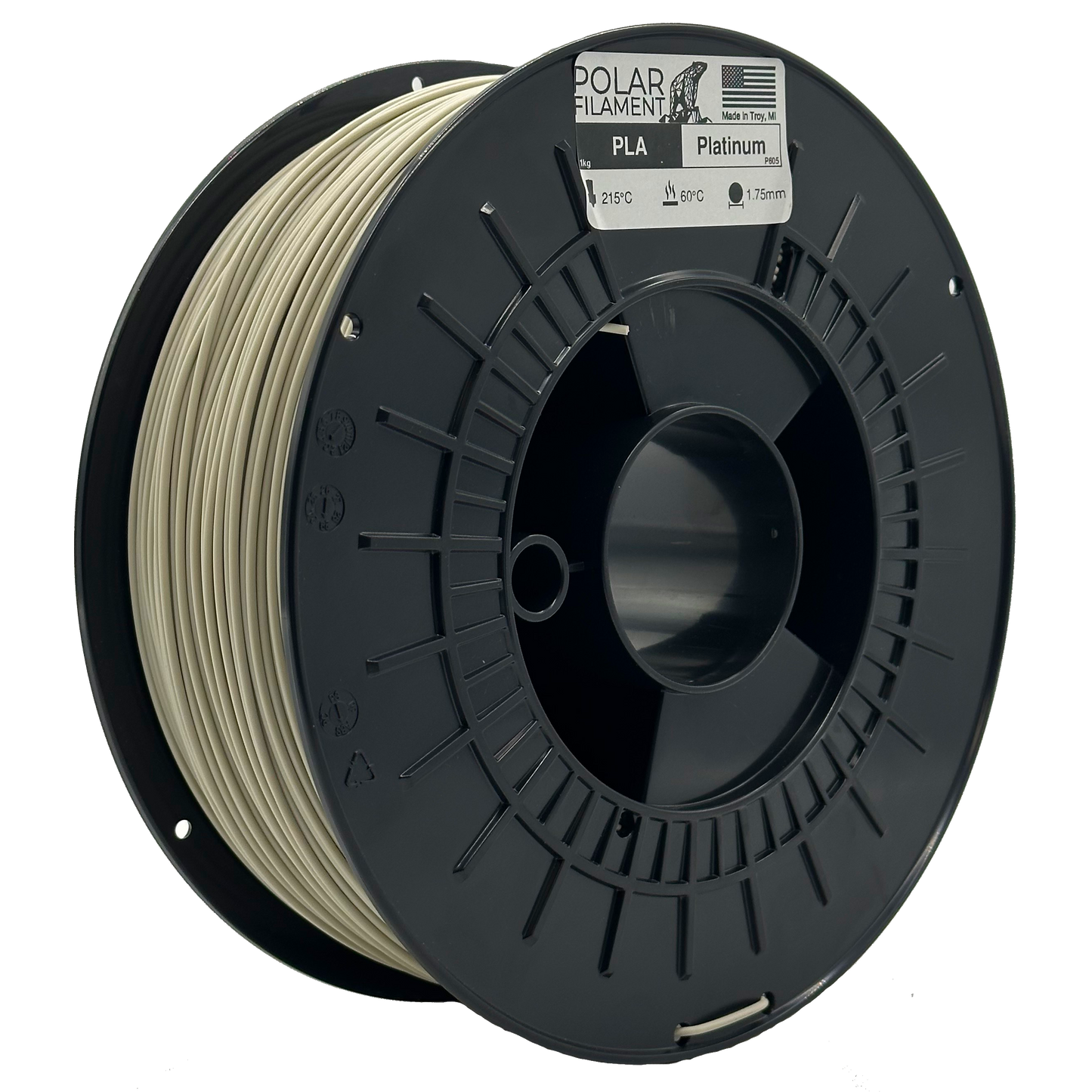 [Pre-Order] Retro Platinum PLA - 1kg 1.75mm (estimated ship date 7/14/25)