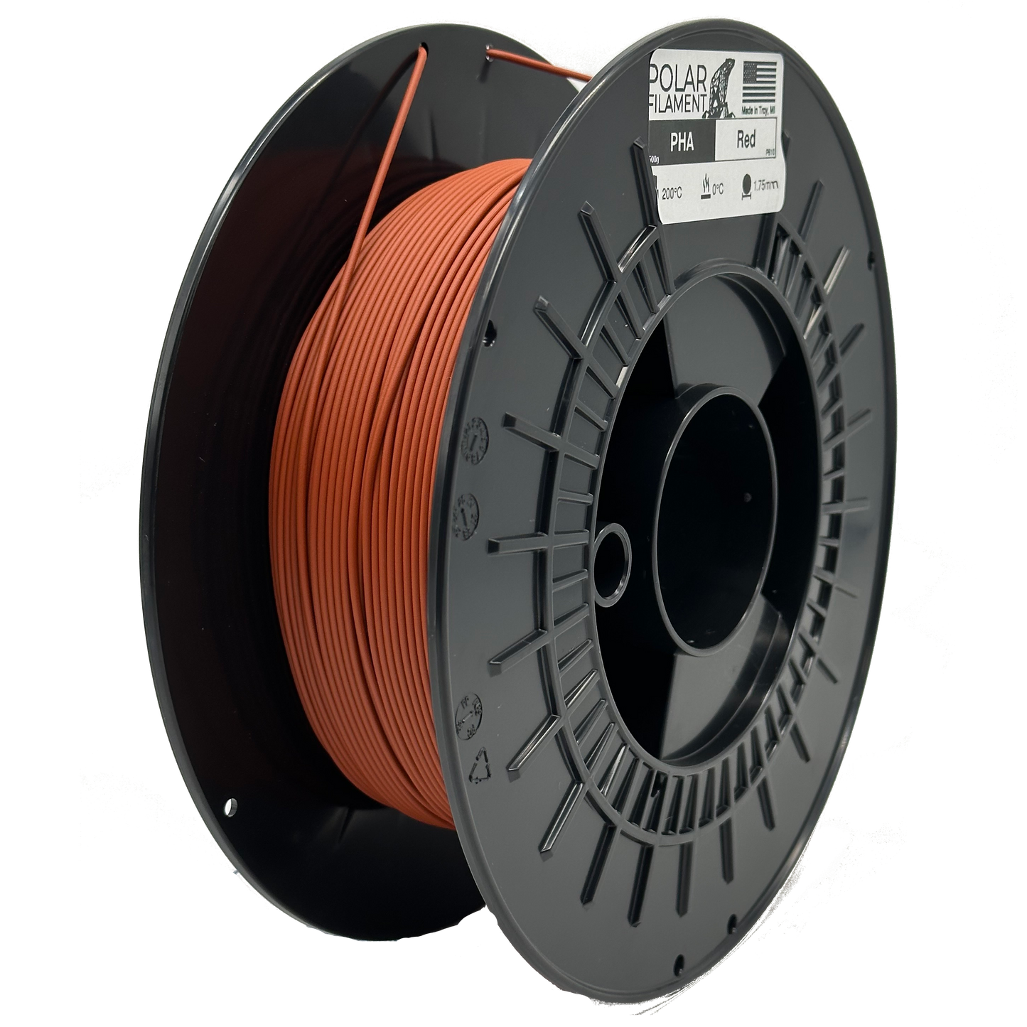 Biodegradable Red PHA - 500g 1.75mm