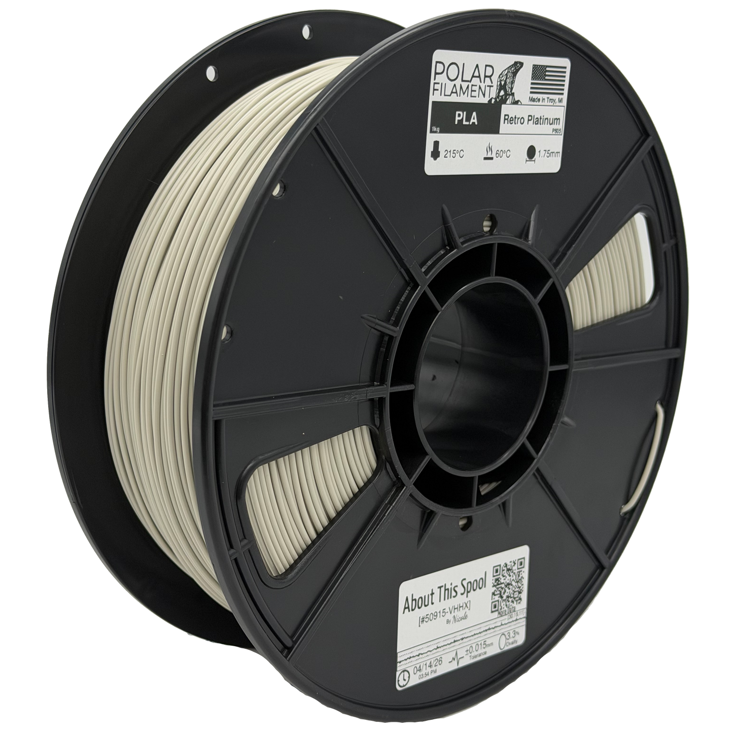 Retro Platinum PLA - 1kg 1.75mm