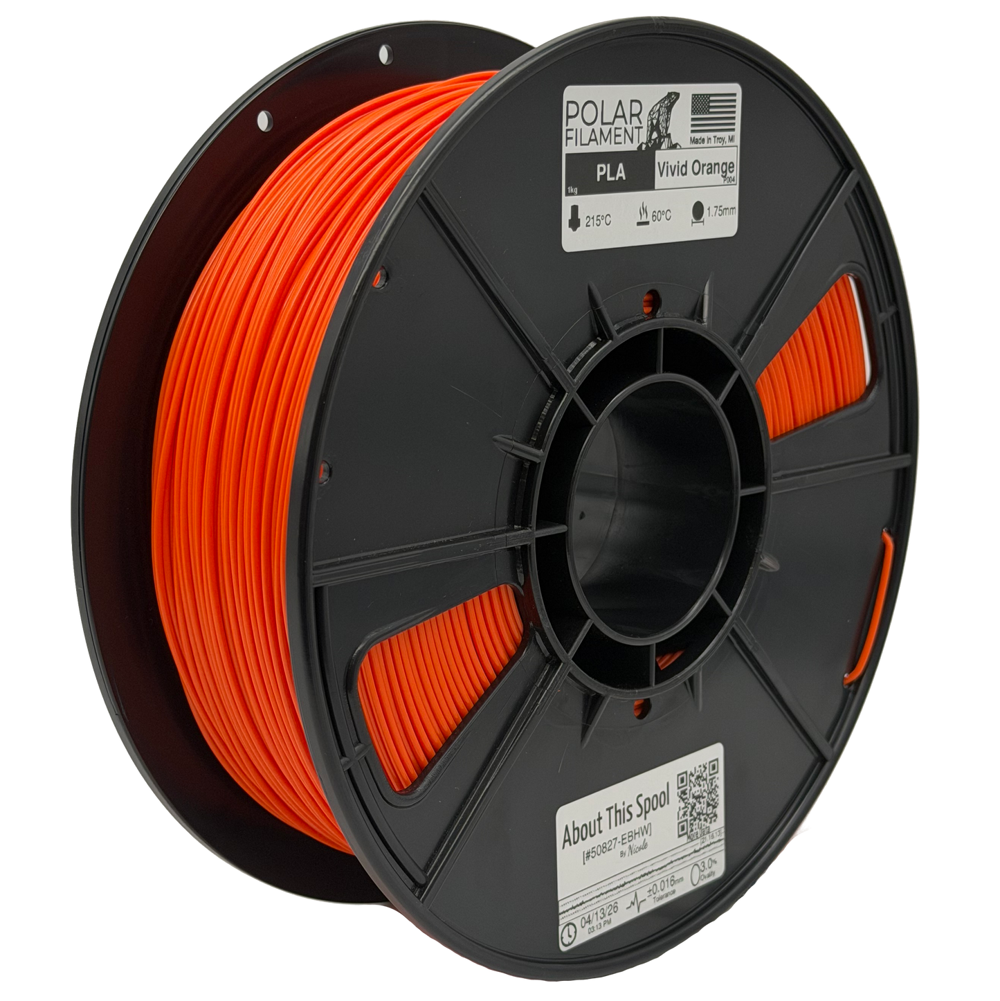 Vivid Orange PLA - 1kg 1.75mm