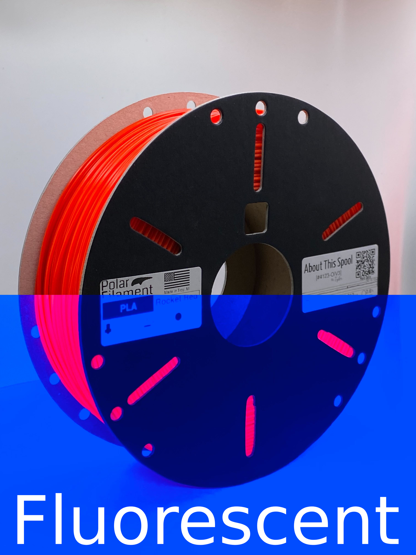 Rocket Red PLA 1kg 1.75mm Polar Filament